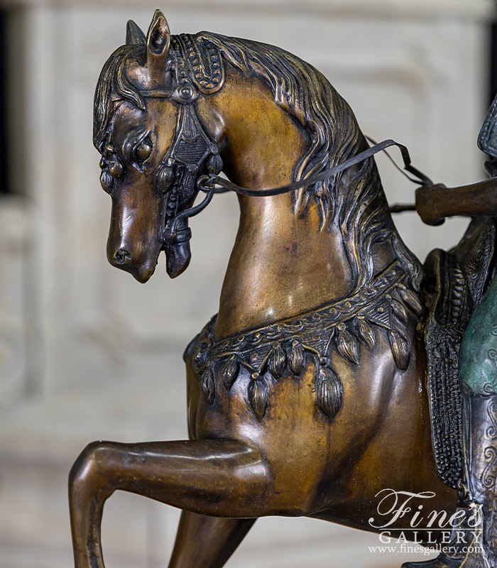 Search Result For Bronze Statues  - Bronze Horse And Rider Statue - BS-369